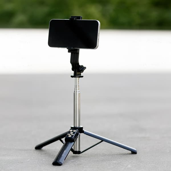 Forever Selfie-stick med tripod- Svart