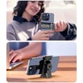 Miniatyrbilde 4 av 4: Teleskopisk selfiepinne med stativ og Bluetooth 5.2-fjernkontroll, 1,3 m - Svart