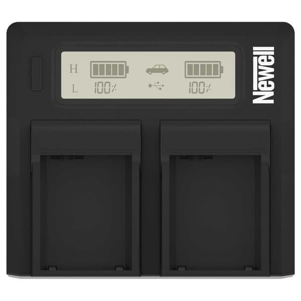 Newell Dc-lcd-kaksoislaturi Np-f Np-fm -akulle Musta