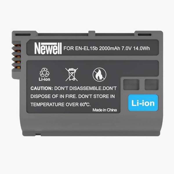Newell Dl-usb 2 Batterier En-el15b Dobbelt Lader