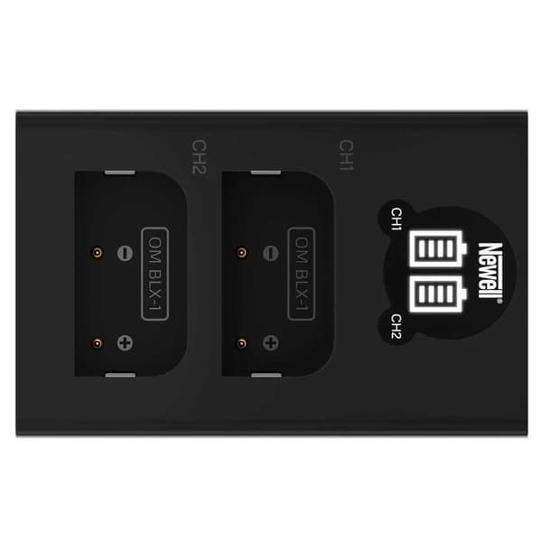 Newell Dl-usb 2 Batterier Lp-e6n Dobbelt Lader