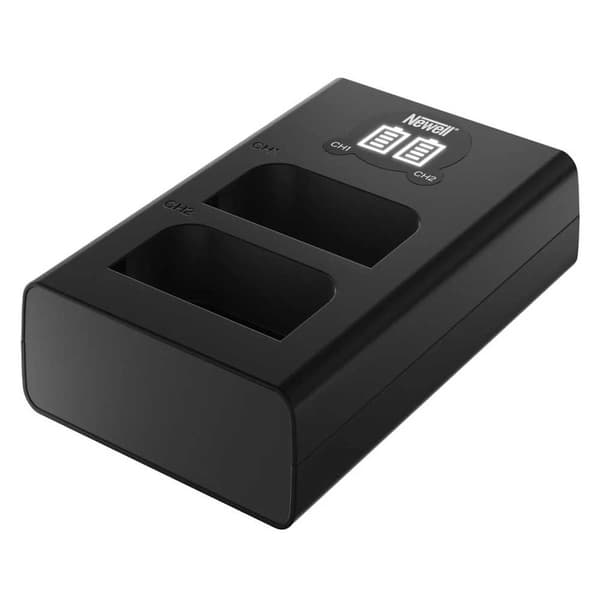 Newell Dl-usb 2 Batterier Lp-e6n Dobbelt Lader