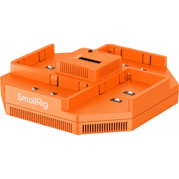 SmallRig 4837 NP-F 4-kanals batterilader Orange