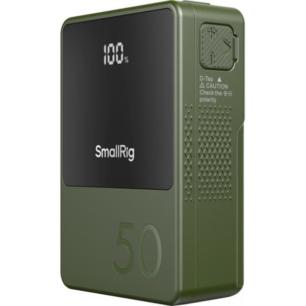 SmallRig 4872 V-Mount Batteri Mini VB50 -batteri, grøn