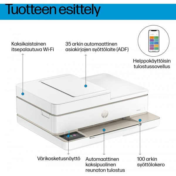 HP ENVY 6520e All-in-One multifunktionsskrivare