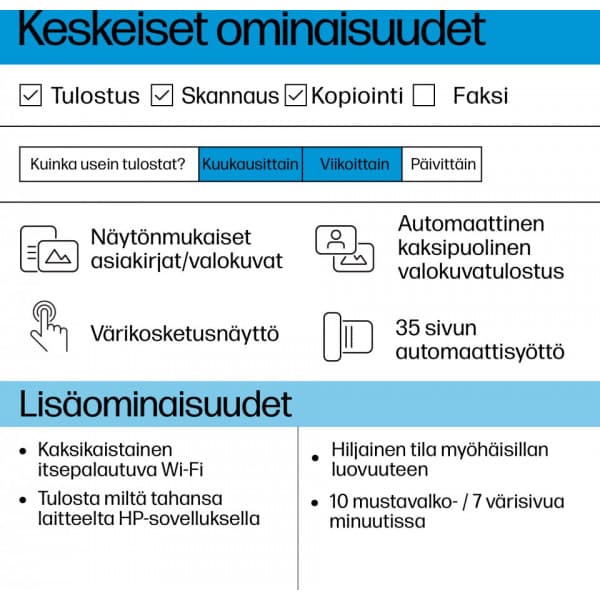 HP ENVY 6520e All-in-One multifunktionsskrivare