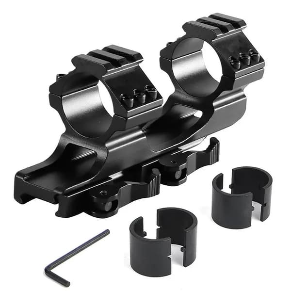 Genetisk 1″ 30 mm universel ét-delt sigtemontering til 22 mm Picatinny-skinneadapter