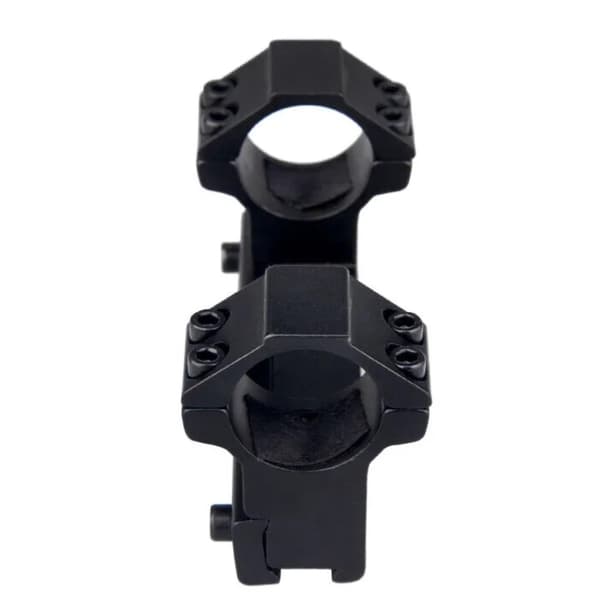 Kikarfäste i ett stycke hög 1″ Genetisk skena 11 mm stoppstift