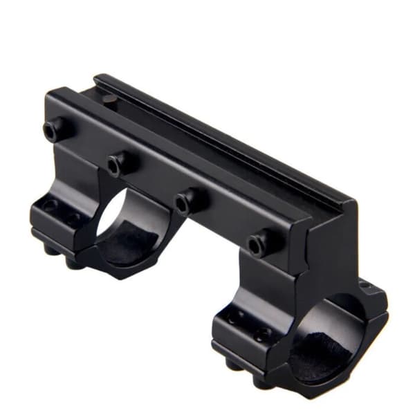 Kikarfäste i ett stycke hög 1″ Genetisk skena 11 mm stoppstift