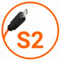 Miniatyrbillede 1 af 2: Miops Camera Connecting Cable Sony S2 Orange