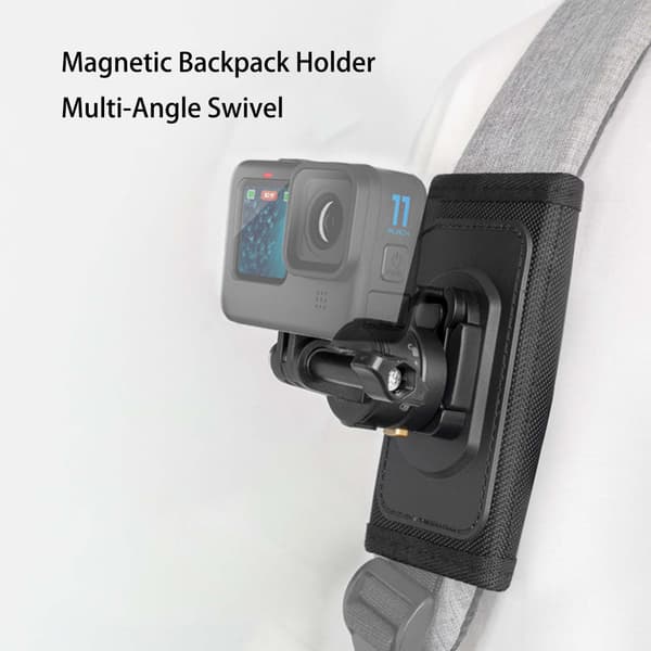 magneettinen pikalukitus tarranauha reppupidike pidike GoPro urheilukameran pidike matkapuhelin ulkona kiinteä kuvaus