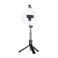 Miniatyrbillede 1 af 2: XO Selfie-stick med stativ, LED-lys og bluetooth
