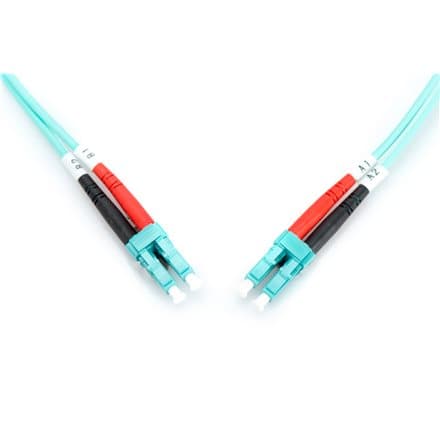 Patch cord światłowodowy FO LC-LC MM 50/125 OM3 duplex LSOH 3m