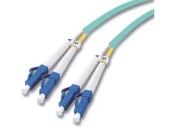 1M LWL JUMPER OM3 LC-LC/50/125 LSZH DUPLEX AQUA