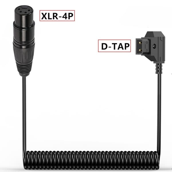 Adapterkabel D-Tap Hane till XLR 4 Pin 1,5m