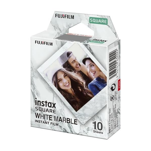 Instax Square X10 FIlmer Vit Marmor