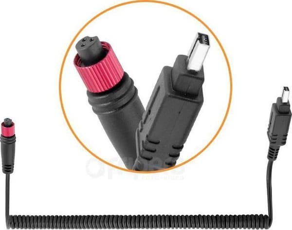 Kabel - anslutning - fotoadapter - optisk Yongnuo Synchroniseringskabel LSO21-N2 för Nikon