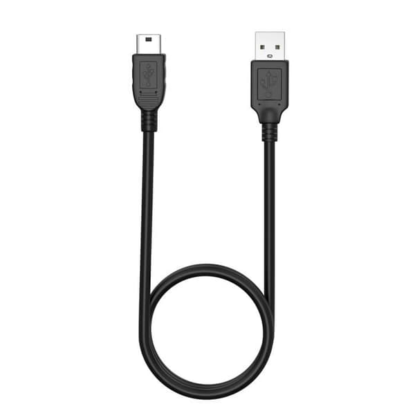 Lot 3 kablar för Nikon Coolpix S2600/S2700/S2750/S2800/S2900/S30/S3000 - Kabel MINI USB/USB 2.0 Svart 1 Meter Phonillico®
