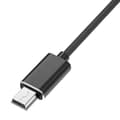 Miniatyrbild 5 av 6: Lot 2 kablar för Nikon Coolpix L30/L31/L310/L32/L320/L330/L340/L4/L5/L6/L610/L620 - Kabel MINI USB/USB-C Svart 1 Meter Phonillico®