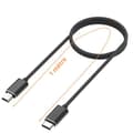 Miniatyrbild 4 av 6: Lot 3 kablar för Canon DC330/DC410/DC411/DC420 - MINI USB/USB-C Svart 1 Meter Phonillico®