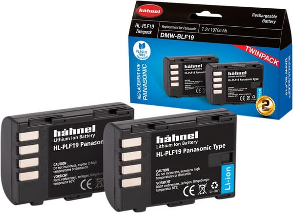 Hähnel BATTERY PANASONIC HL-PLF19 TWIN PACK