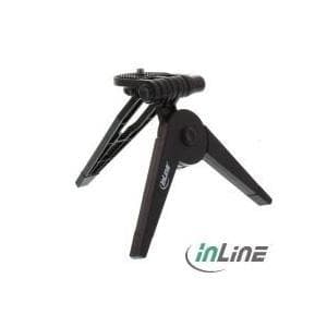 InLine® Mini Tripod 85 mm, foldbar, sort (48008)