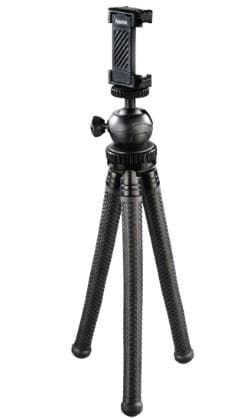 Hama FlexPro Stativ - Velegnet til Smartphone - GoPro - Fotokameraer - 27 cm - Sort