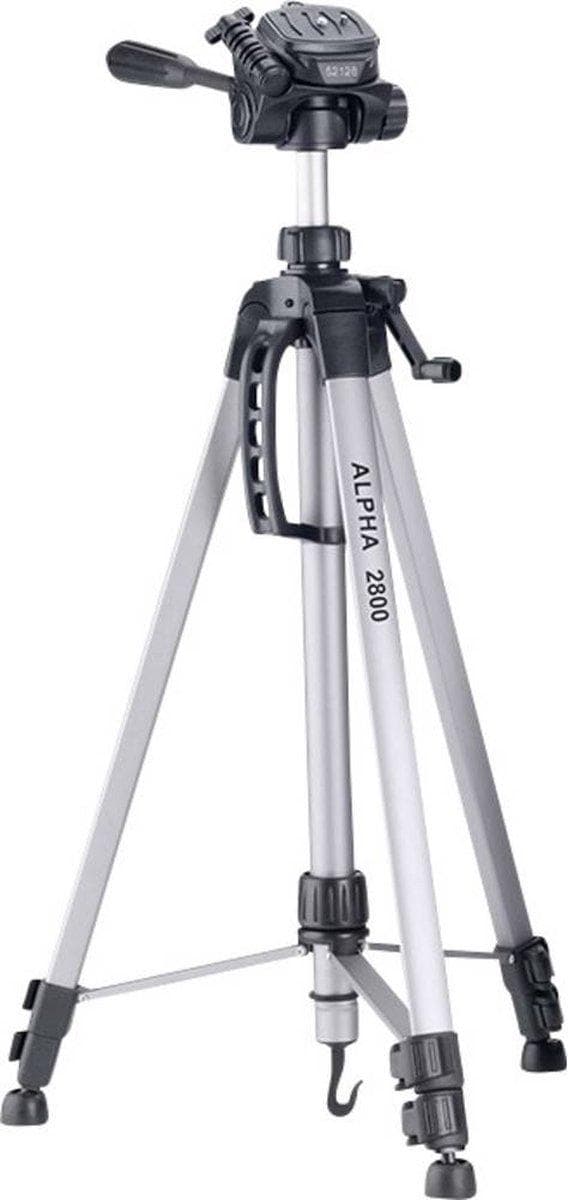 Cullmann Alpha 2800 Stativ 1/4 tommer Arbejdshøjde: 67,5 - 184,5 cm Aluminium Inkl. taske, kuglehoved, 3D panhead
