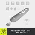Miniatyrbillede 4 af 4: Logitech R500 trådløs præsentationsvært Bluetooth/RF Grå