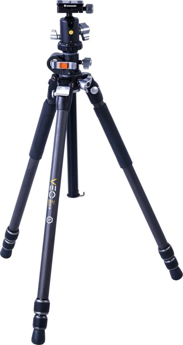 Vanguard - VEO 3+ 263CB - Carbon Camera Tripod - Multi Angle - Multi Mount - Arca Swiss - VEO BH-160 Kulhuvud