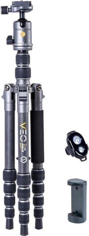 Vanguard VEO3GO265HCB Stativ Arbetshöjd: 1260 - 1665 cm Grå, Svart