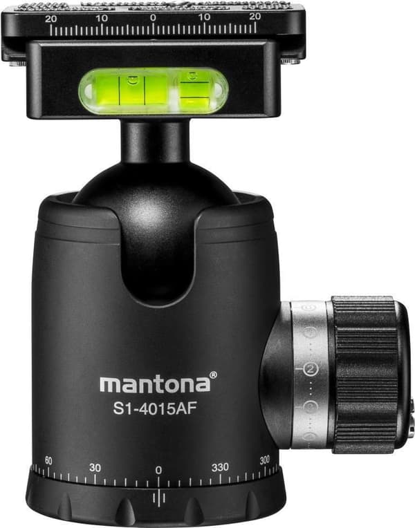 Mantona Fortress 40 Ball Head Musta