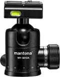 Miniatyrbild 1 av 6: Mantona Onyx 12 kulhuvud (M1-3612A) Arca-Swiss-kompatibel snabbkopplingsplatta 50 mm professionell finish för DSLR, spegellös kamera, systemkamera, di