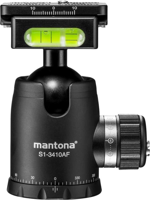 Mantona Fortress 34 Ball Head Svart