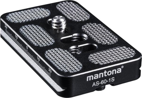 Mantona Arca Swiss Quick Release Platta 60mm Svart