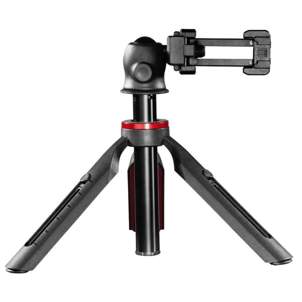 Hama Solid III bordstativ, 80B til smartphones, Bluetooth® fjernbetjening BRS2 (00004653)