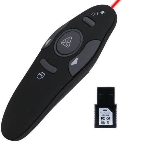 JEC Mini Röd Laserpekare Trådlös enhet PowerPoint Presentation Fjärrkontroll med sidläsare
