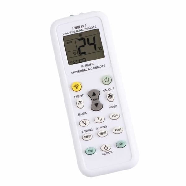 Universell fjernkontroll - FDIT - K-1028E - Kompatibel med klimaanlegg - LCD-skjerm - Innebygd tidsur
