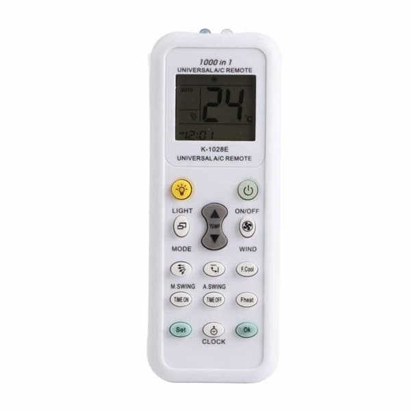 Universell fjernkontroll - FDIT - K-1028E - Kompatibel med klimaanlegg - LCD-skjerm - Innebygd tidsur