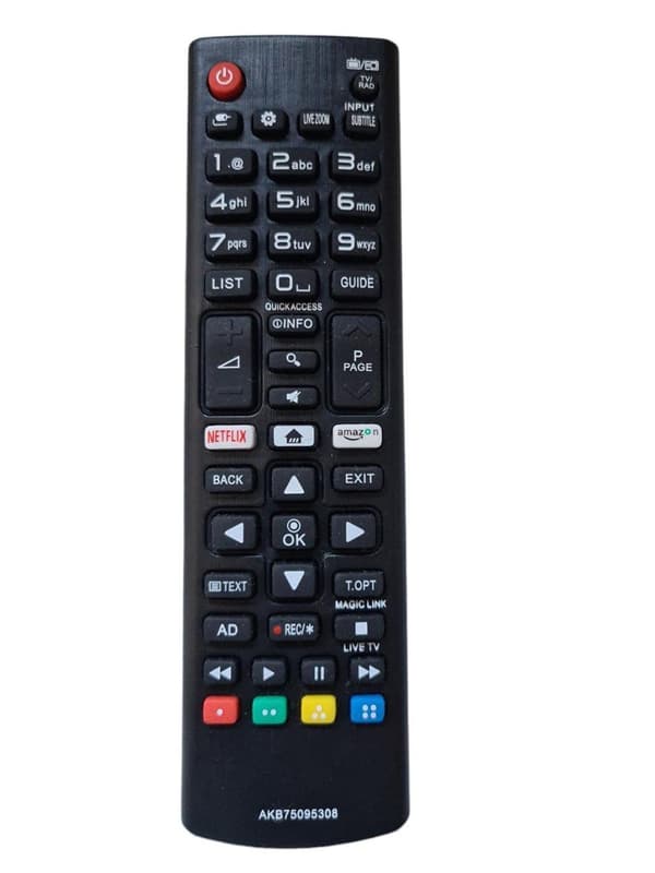 Lg Remote Magic Remote kompatibel med många LG-modeller, Netflix och Prime Video Hotkeys null ingen