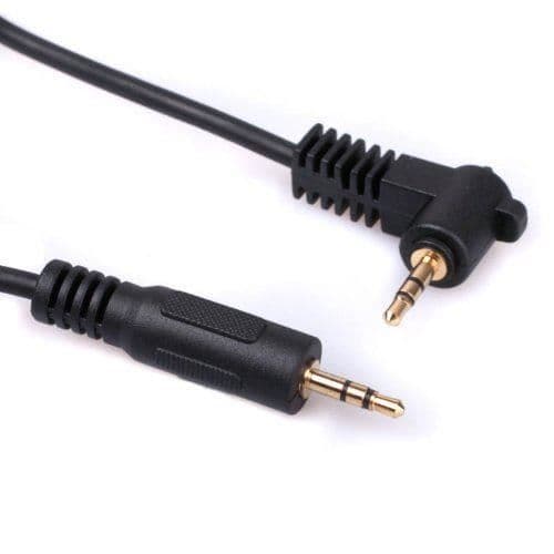 JJC Utlösarcabel Cable-C för din kamera med en Canon RS-60E3, Pentax CS-205, Samsung SR9NX01 anslutning.