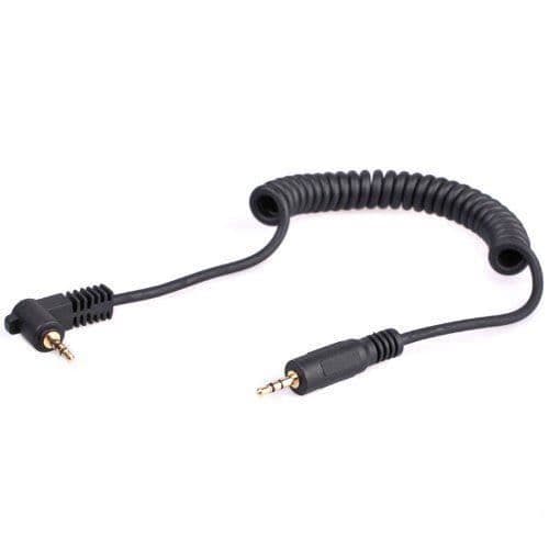 JJC Utlösarcabel Cable-C för din kamera med en Canon RS-60E3, Pentax CS-205, Samsung SR9NX01 anslutning.