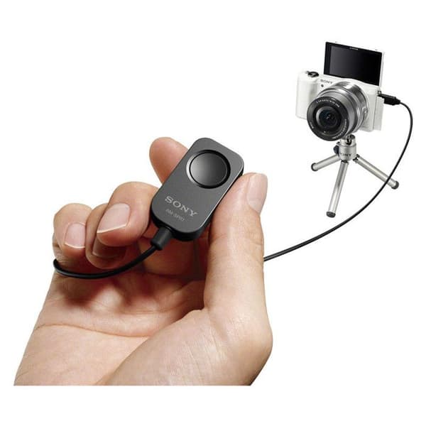 Kamerafjärrkontroll - Sony - RM-SPR1 - Kabel - Kompatibel med RX100 och α6300 - Svart