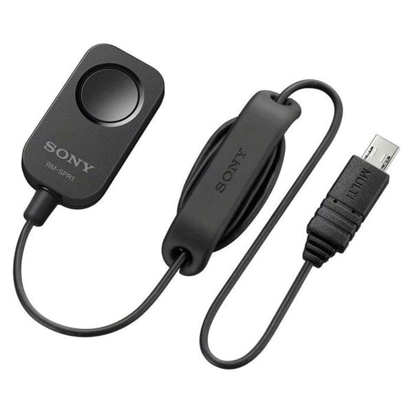 Kamerafjärrkontroll - Sony - RM-SPR1 - Kabel - Kompatibel med RX100 och α6300 - Svart Svart