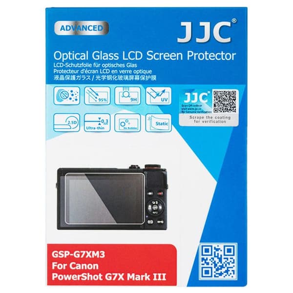 JJC LCD-skyddsglas kompatibelt med CANON G7X MARK III