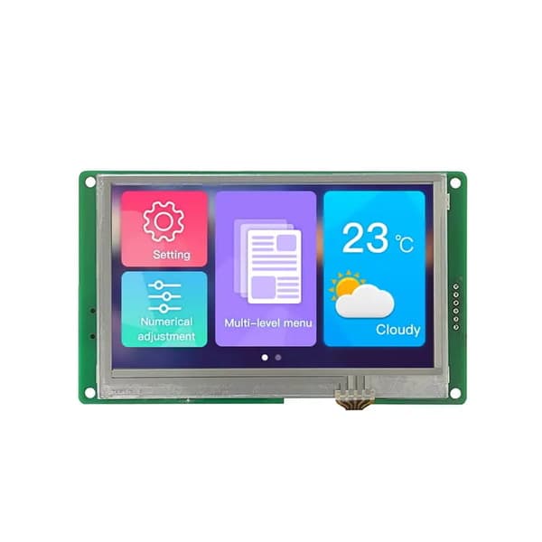 LCD 4,3" 480x270 resistiivinen kosketusnäyttö DWIN HMI DMG48270C043_05WTR