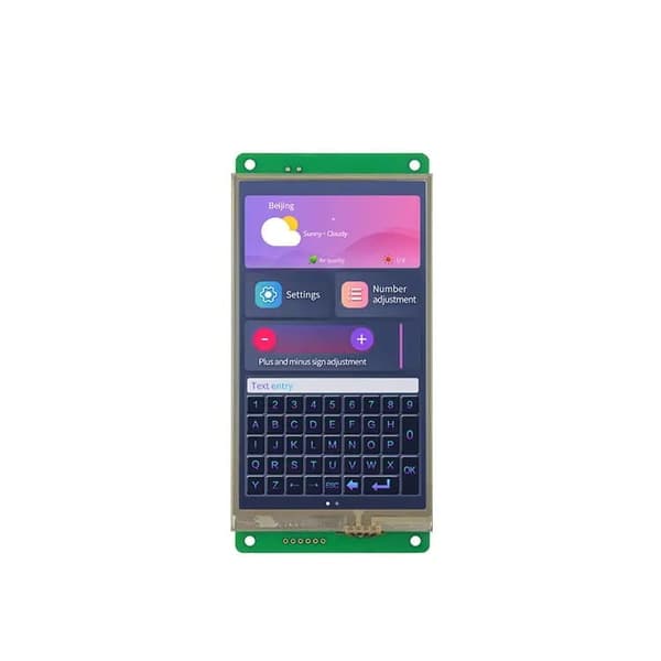 LCD 5,0" 480x854 resistiv pekskärm DWIN HMI