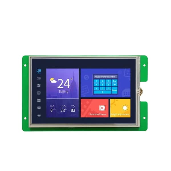 LCD 7.0" 800x1280 resistiivinen kosketusnäyttö DWIN HMI