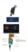 Pikkukuva 3 / 5: LCD 7.0" 800x480 resistiivinen kosketusnäyttö DWIN HMI