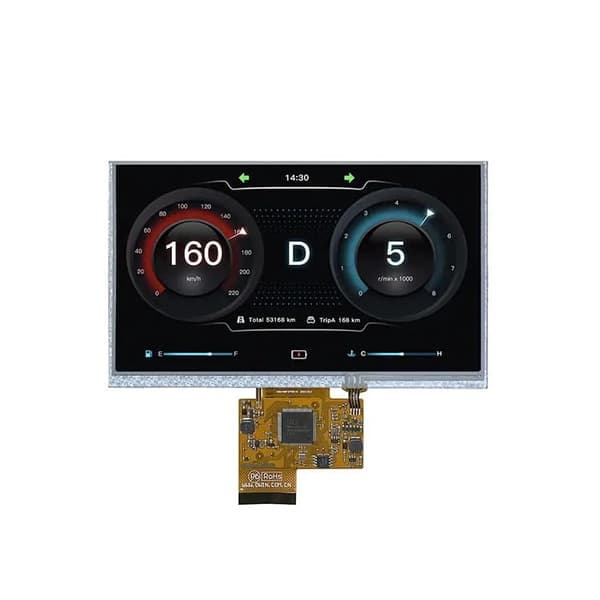 LCD 7.0" 800x480 resistiivinen kosketusnäyttö DWIN HMI